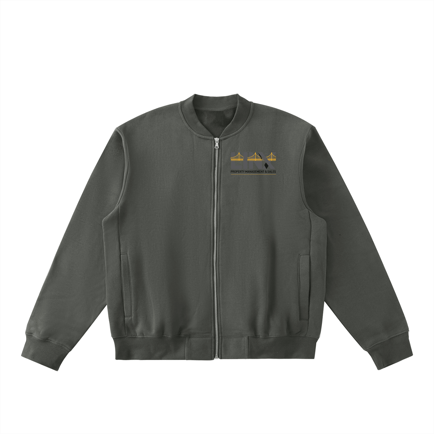 Essential Zip-Up Fleeced Varsity Jacket - Made Aware Apparel™