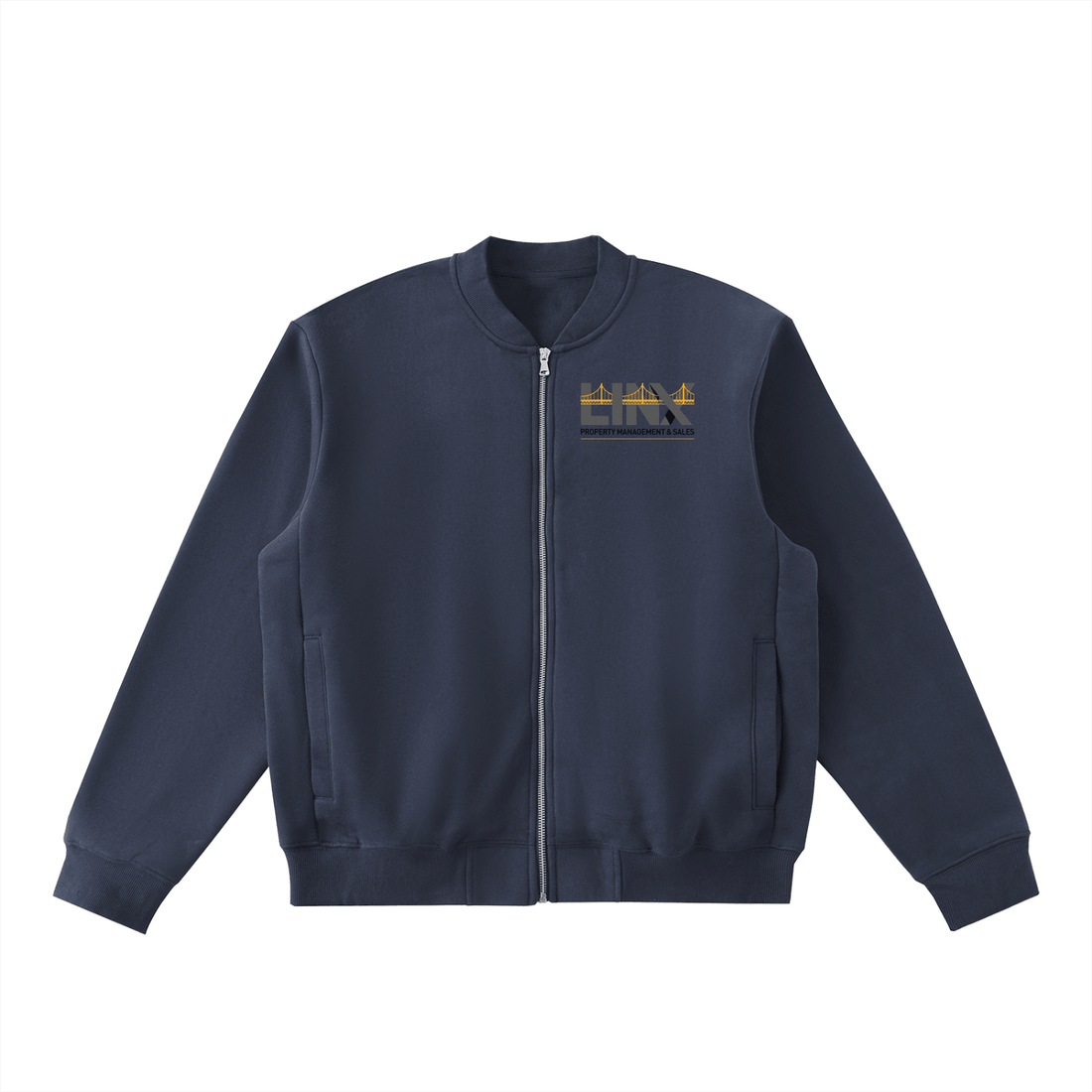 Essential Zip-Up Fleeced Varsity Jacket - Made Aware Apparel™