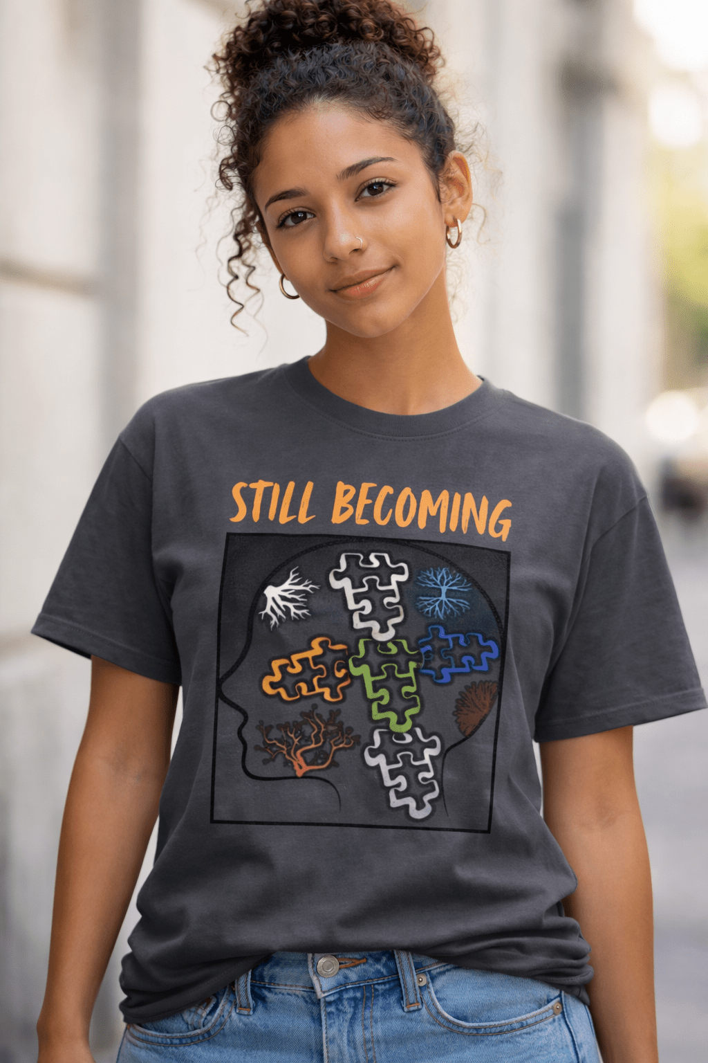 Still Becoming Tee - Embrace Your Journey in Style - Made Aware Apparel™