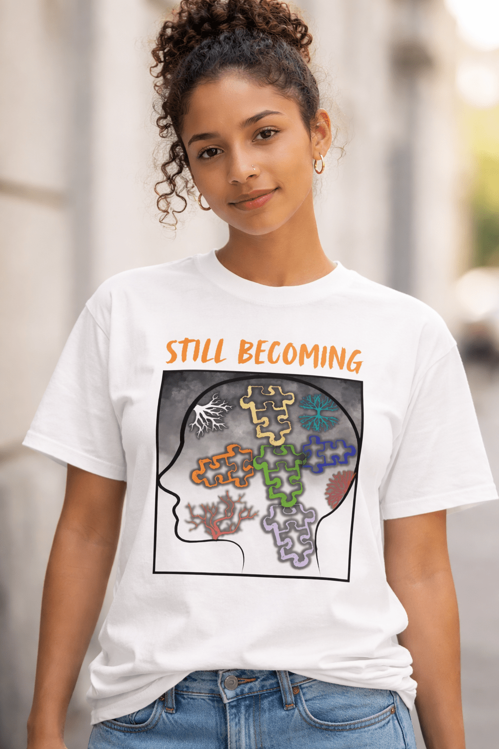 Still Becoming Tee - Embrace Your Journey in Style - Made Aware Apparel™